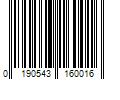 Barcode Image for UPC code 0190543160016