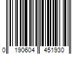 Barcode Image for UPC code 0190604451930