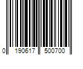 Barcode Image for UPC code 0190617500700