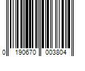 Barcode Image for UPC code 0190670003804