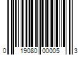 Barcode Image for UPC code 019080000053