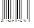 Barcode Image for UPC code 0190844402778