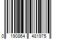 Barcode Image for UPC code 0190864481975