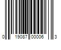 Barcode Image for UPC code 019087000063