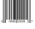 Barcode Image for UPC code 019093000057