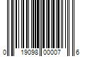 Barcode Image for UPC code 019098000076