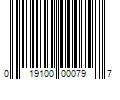 Barcode Image for UPC code 019100000797