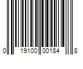 Barcode Image for UPC code 019100001848