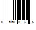 Barcode Image for UPC code 019100001855