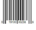 Barcode Image for UPC code 019100002388