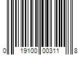 Barcode Image for UPC code 019100003118