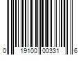 Barcode Image for UPC code 019100003316