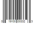 Barcode Image for UPC code 019100003323