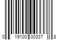 Barcode Image for UPC code 019100003378