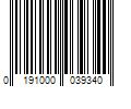 Barcode Image for UPC code 0191000039340