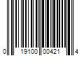 Barcode Image for UPC code 019100004214