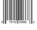 Barcode Image for UPC code 019100006683