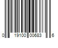 Barcode Image for UPC code 019100006836