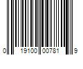 Barcode Image for UPC code 019100007819