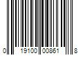 Barcode Image for UPC code 019100008618