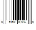 Barcode Image for UPC code 019100009660