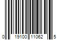 Barcode Image for UPC code 019100110625