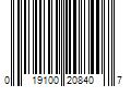 Barcode Image for UPC code 019100208407