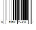 Barcode Image for UPC code 019100274587