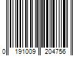 Barcode Image for UPC code 0191009204756