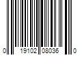 Barcode Image for UPC code 019102080360