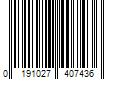 Barcode Image for UPC code 0191027407436