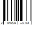 Barcode Image for UPC code 0191028027183