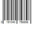 Barcode Image for UPC code 0191040758898