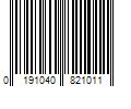 Barcode Image for UPC code 0191040821011