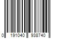 Barcode Image for UPC code 0191040938740