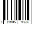 Barcode Image for UPC code 0191045536606