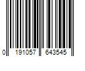 Barcode Image for UPC code 0191057643545