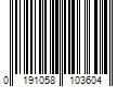 Barcode Image for UPC code 0191058103604