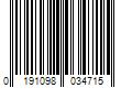 Barcode Image for UPC code 0191098034715