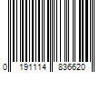 Barcode Image for UPC code 0191114836620