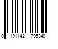 Barcode Image for UPC code 0191142795340