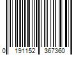 Barcode Image for UPC code 0191152367360