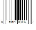 Barcode Image for UPC code 019120000067