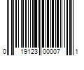 Barcode Image for UPC code 019123000071