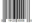 Barcode Image for UPC code 019123000088