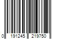 Barcode Image for UPC code 0191245219750