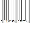 Barcode Image for UPC code 0191245226703