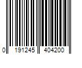 Barcode Image for UPC code 0191245404200