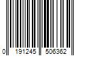 Barcode Image for UPC code 0191245506362