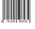 Barcode Image for UPC code 0191245508434